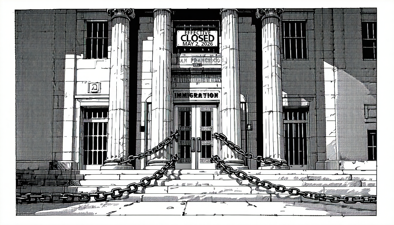 San Francisco Immigration Court Stop Hearing Cases May 1, 2026